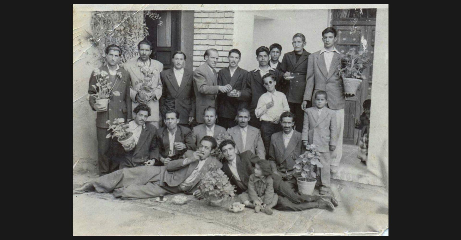 تصویر یکى از اهالى قدیمى دارآباد، عکس از مجموعه‌ی شخصى بهزاد لیان