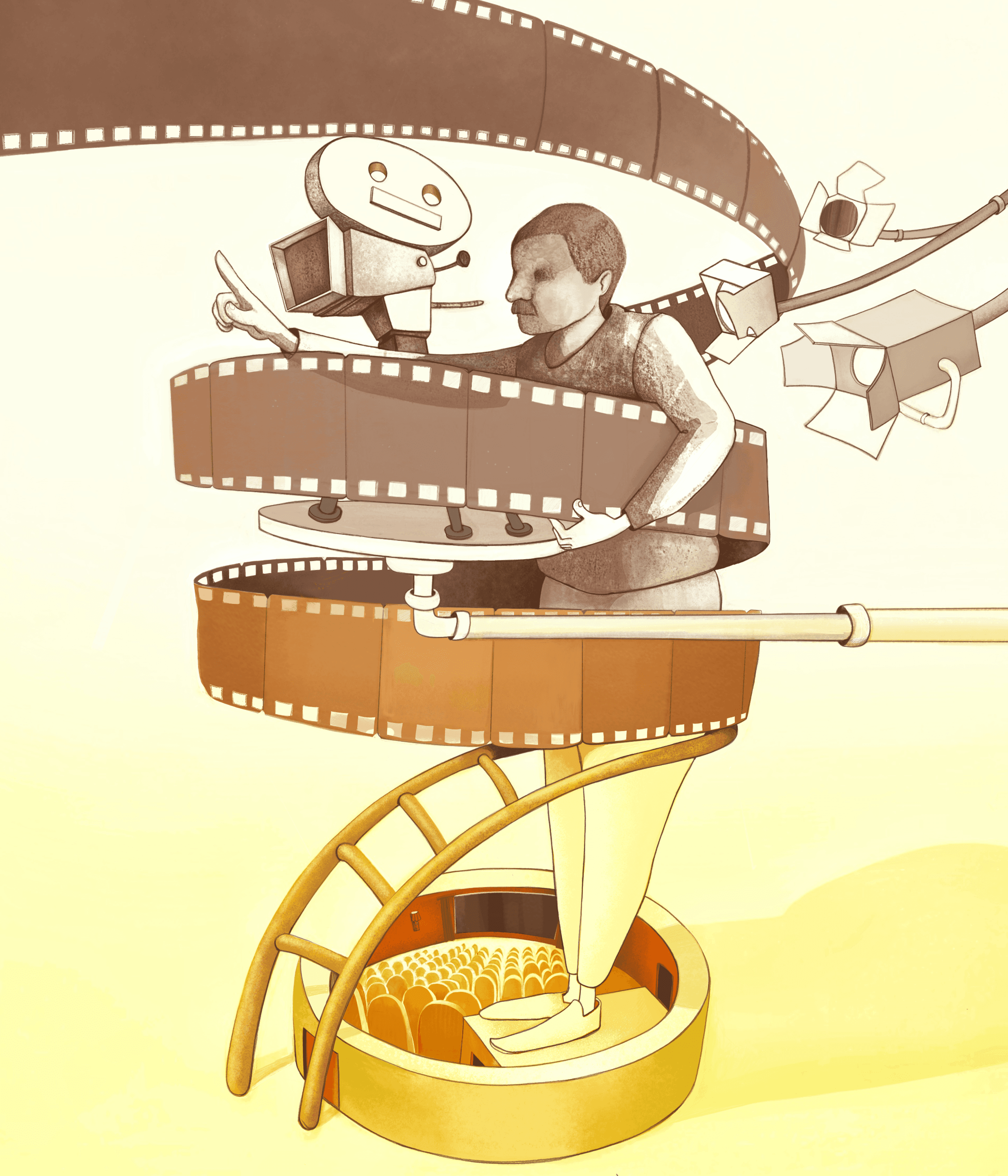 روز سینما، طرح از صحرا کیقبادی