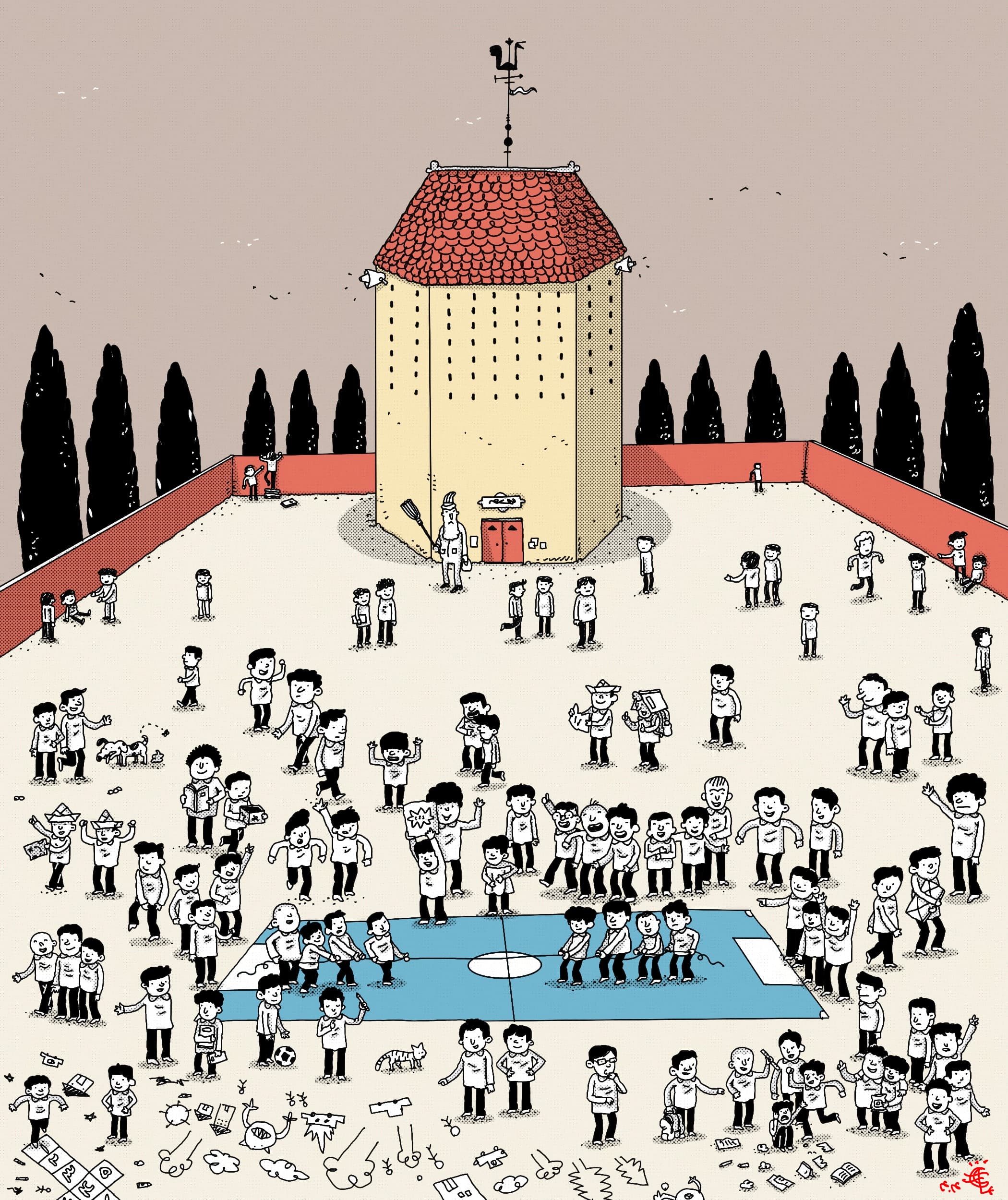 مدرسه، طرح از محمدمهدی حیدری