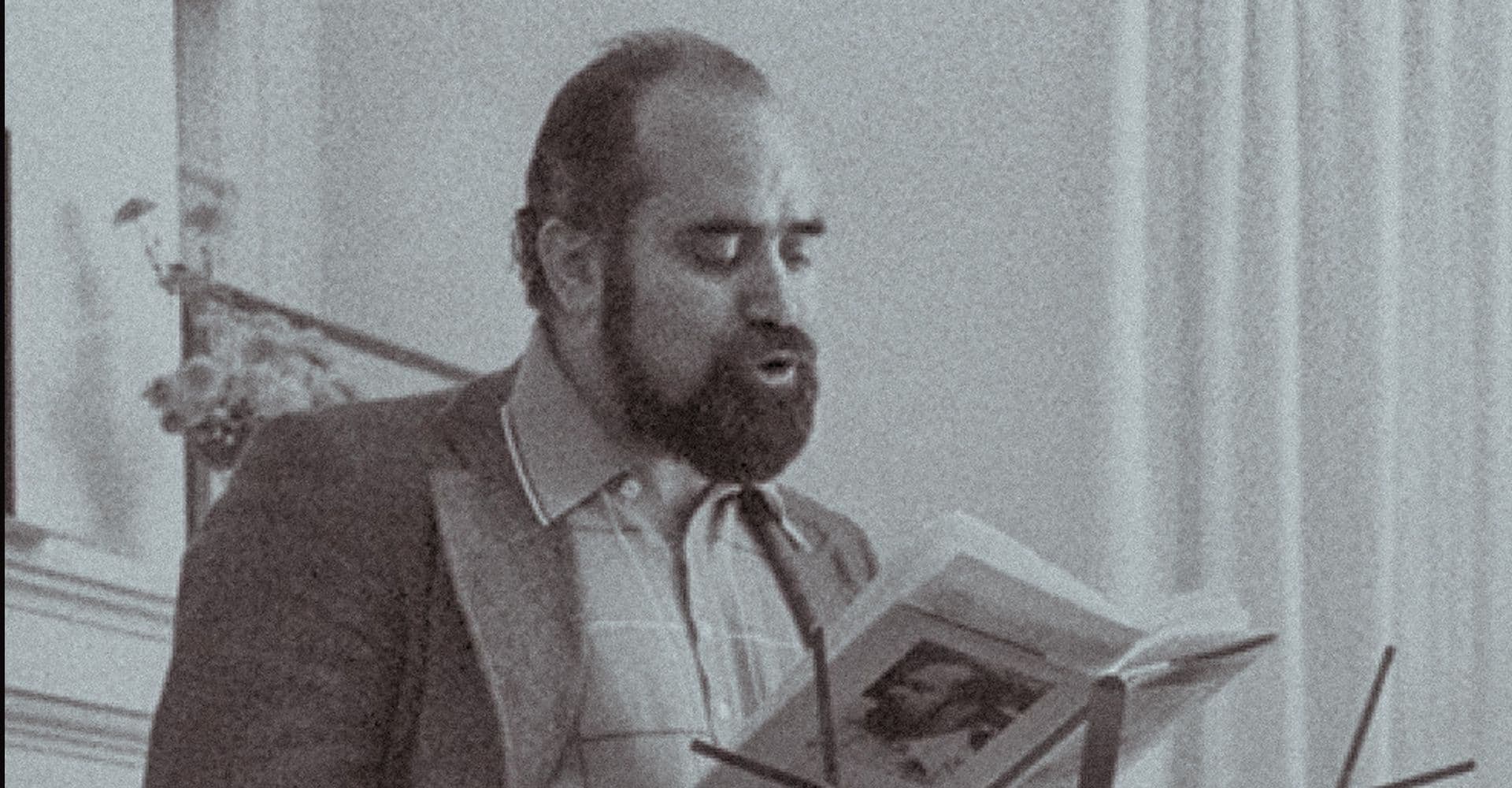 احمد شاملو از جلد کتاب ”هواى تازه“، انتشارات نگاه