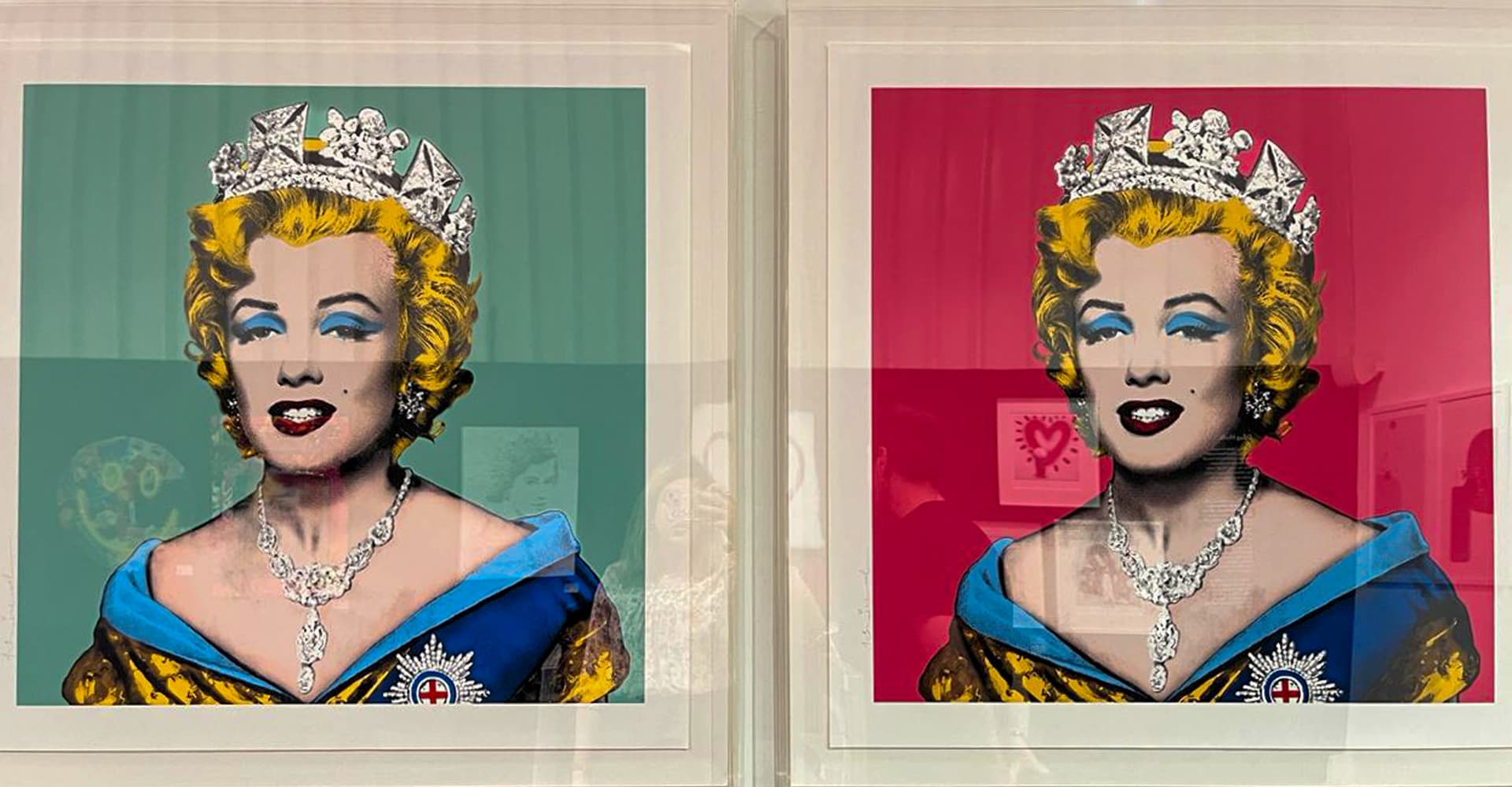 ملکه مرلین آبى اثرى از Mr. Brainwash